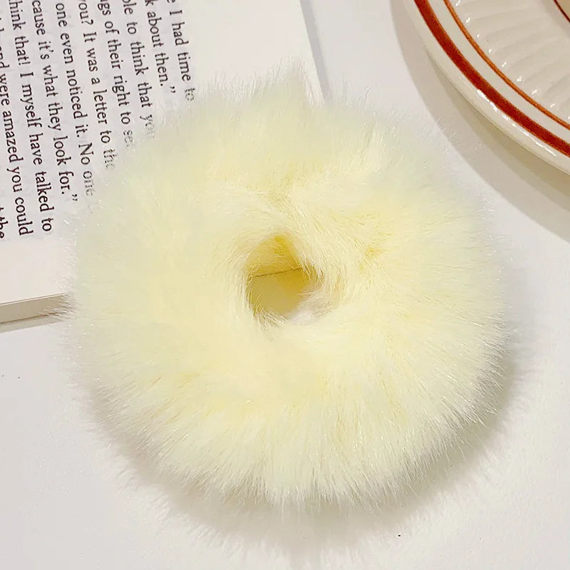 New Colorful Fluffy Hair Band For Women