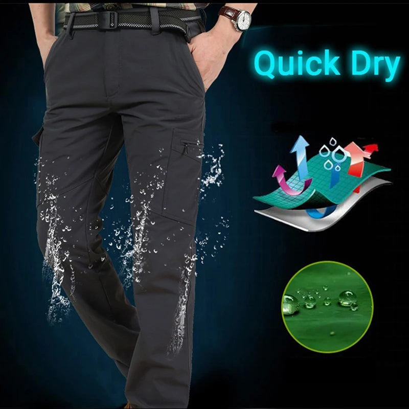 Waterproof Tactical Cargo Pants Men