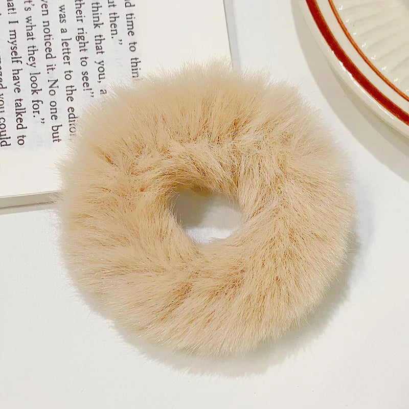 New Colorful Fluffy Hair Band For Women