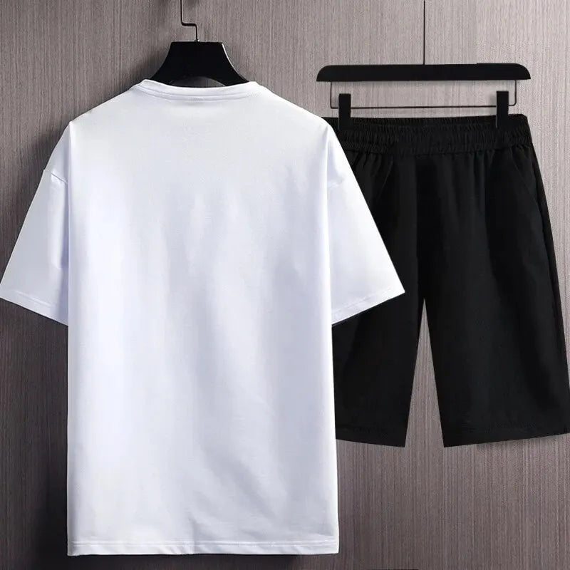 Men's Casual Sports Sweatpants Breathable Quick Drying 2 Piece