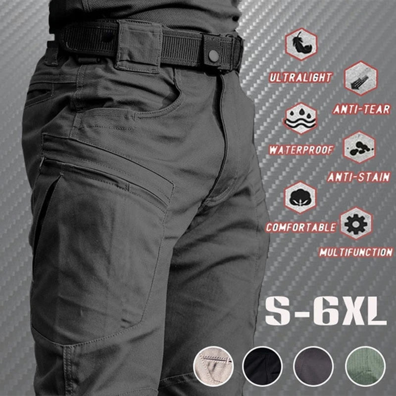 Waterproof Tactical Cargo Pants Men