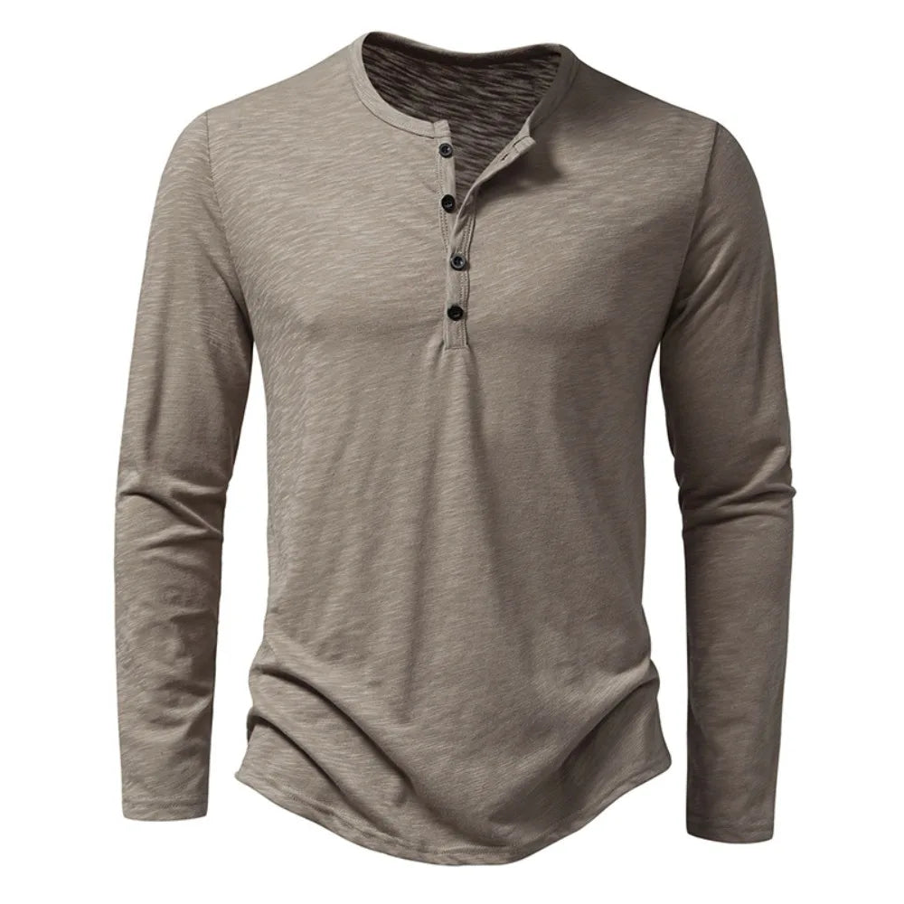 Shirt Long Sleeve Casual Button