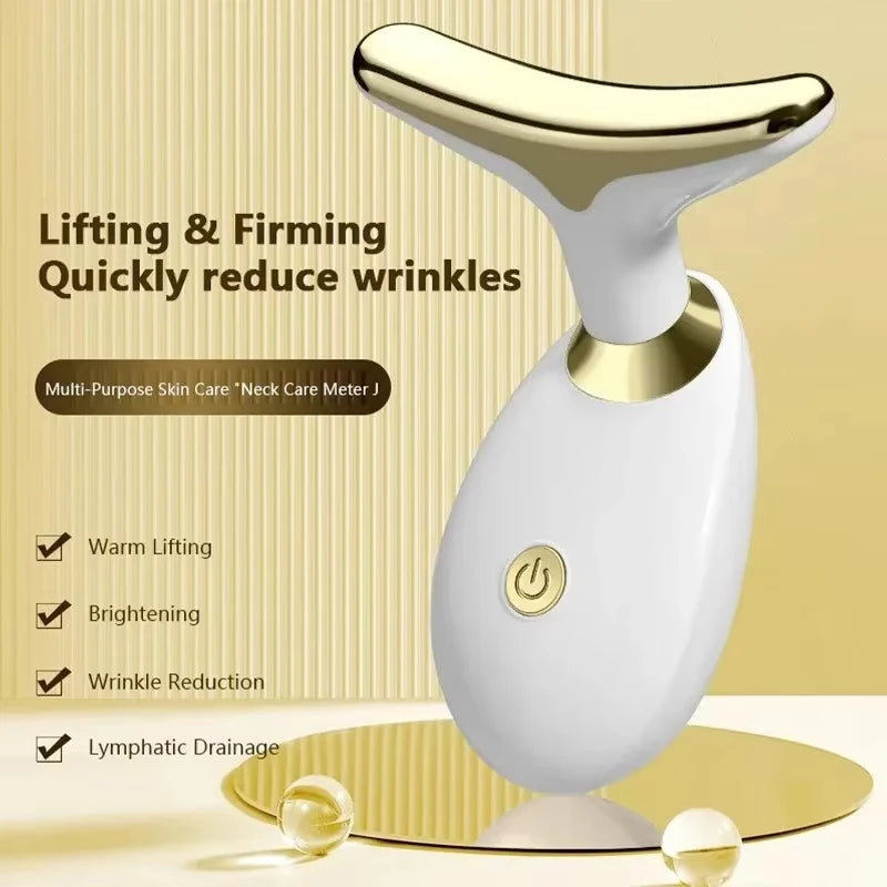 Neck Lifting Beauty Device Anti-Aging Anti Wrinkle Facial Massager Multifunction Neck Tightening Device Firming