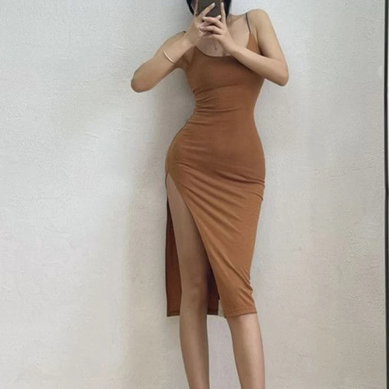 Slim Long Dress Women