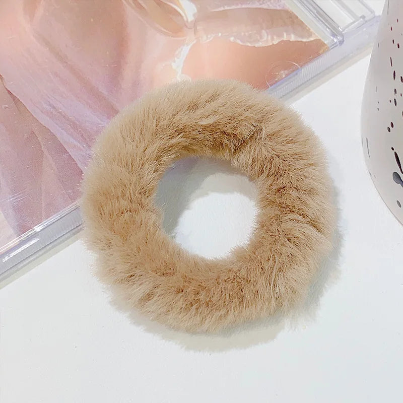 New Colorful Fluffy Hair Band For Women