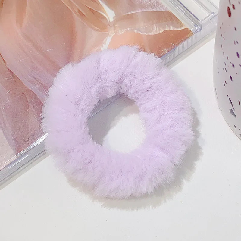 New Colorful Fluffy Hair Band For Women