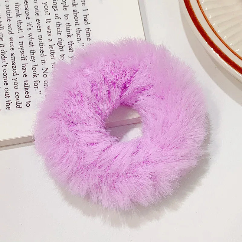 New Colorful Fluffy Hair Band For Women