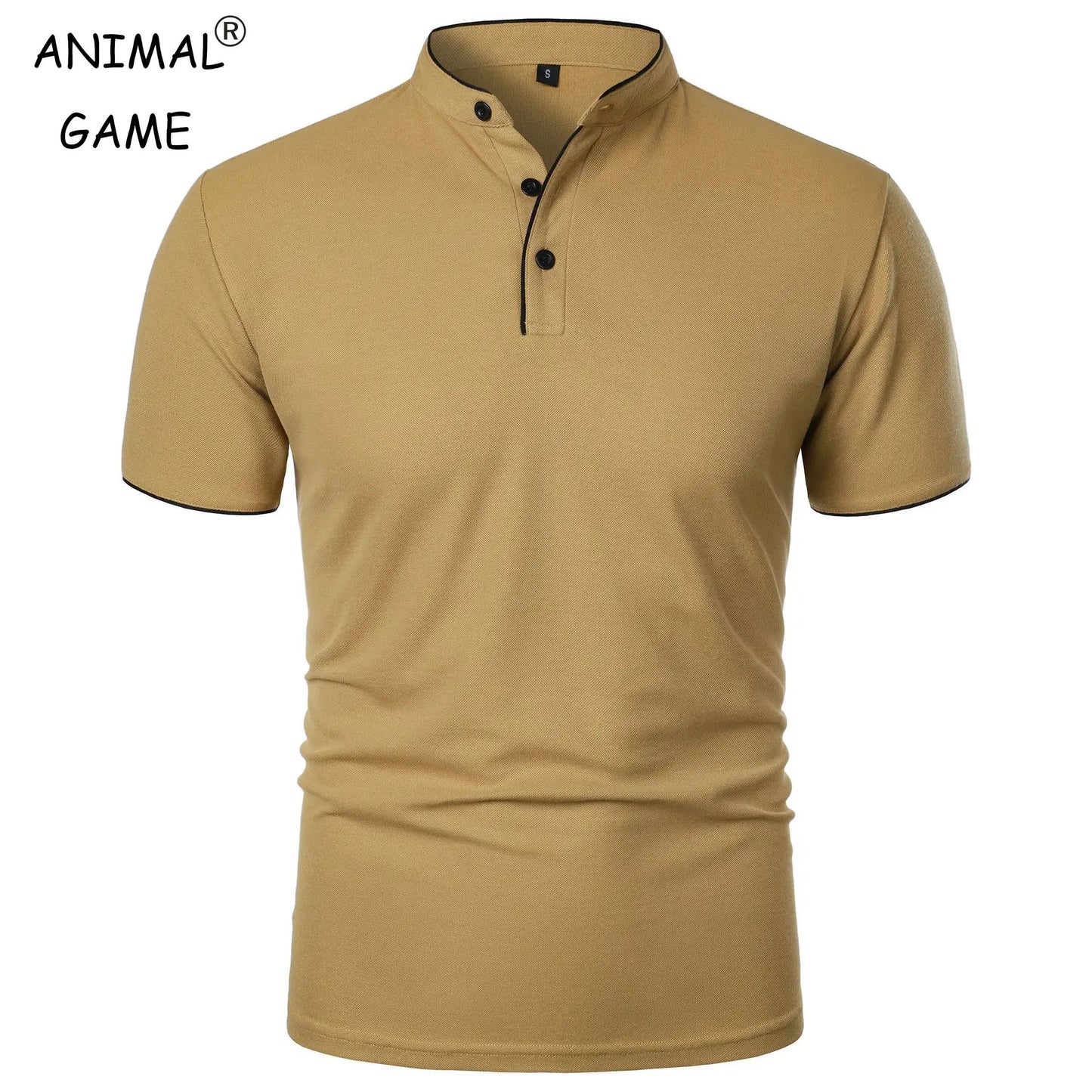 Summer Men's Short Sleeve Collar T shirts