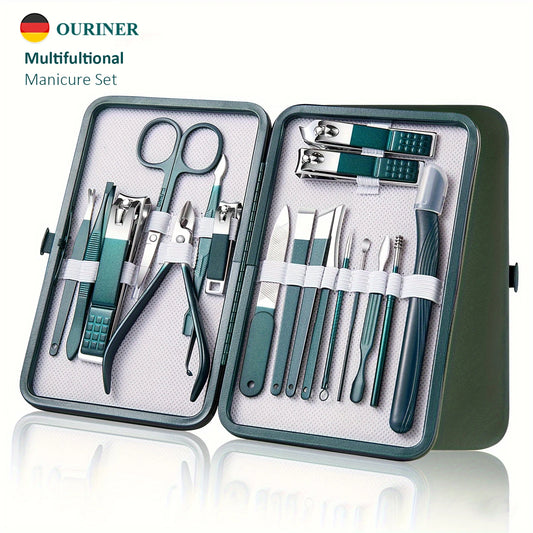 Professional Piece Nail Care Kit Stainless Steel Manicure & Pedicure Set Nail Clipper Set with Travel Case