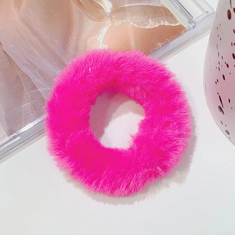 New Colorful Fluffy Hair Band For Women