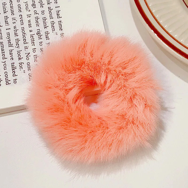 New Colorful Fluffy Hair Band For Women