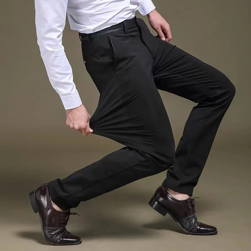 Men's Summer Business Casual Long Pants Suit Pants