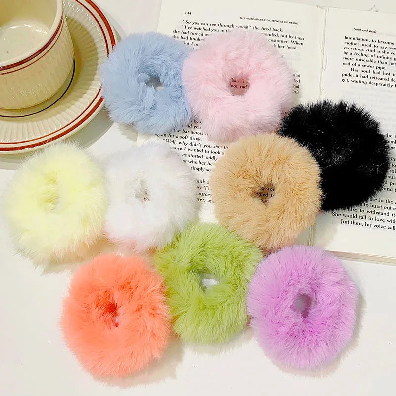 New Colorful Fluffy Hair Band For Women