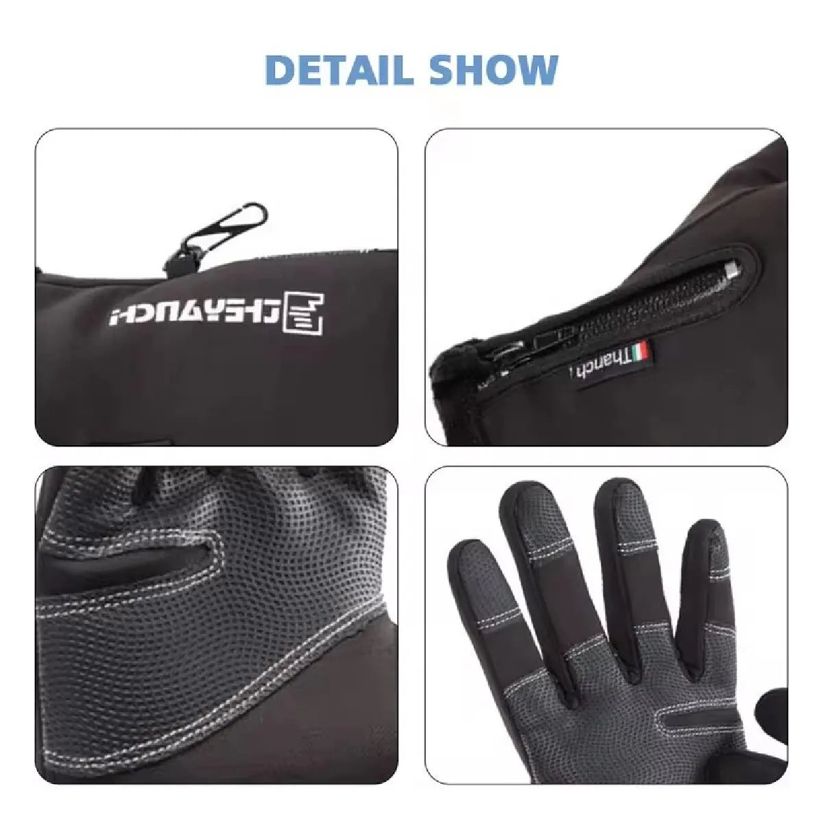 Winter Gloves Waterproof Thermal Touch Screen