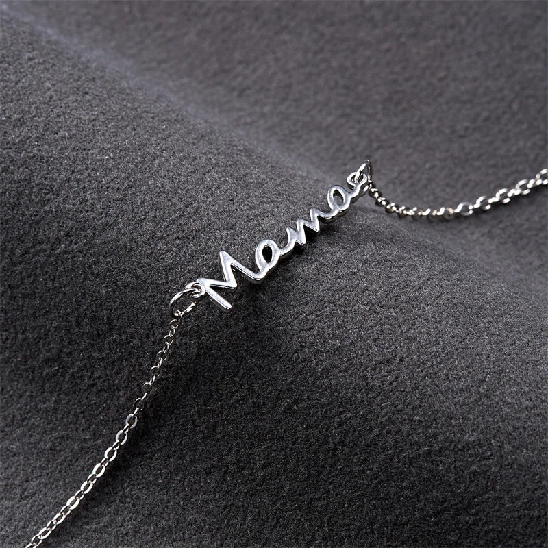 Simple Letter Mama Charm Bracelet for Women gift