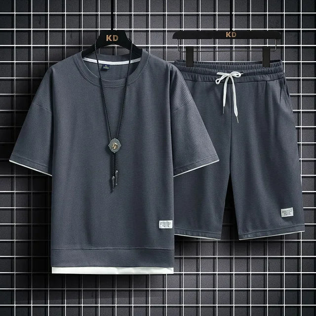 Men's Casual T-shirt + Shorts