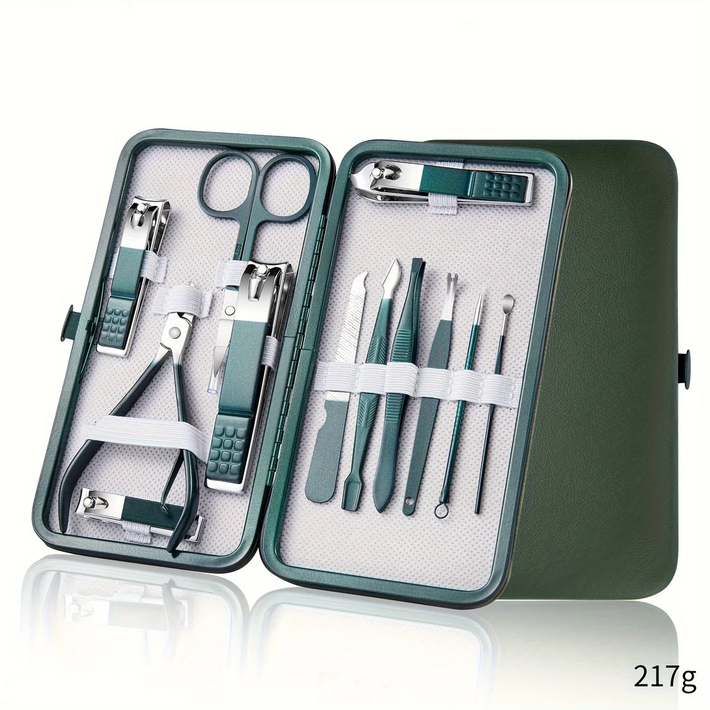 Professional Piece Nail Care Kit Stainless Steel Manicure & Pedicure Set Nail Clipper Set with Travel Case